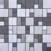 MMV137 Mosaïque quadro gris